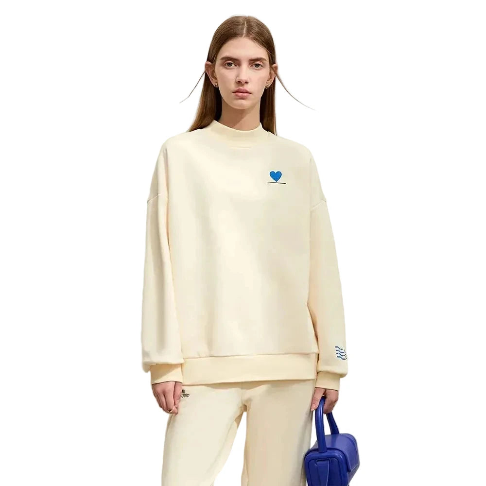 Minimalist Sporty Embroidered Hoodie & Padded Winter Pants