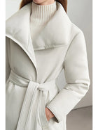 Women's Long Down Jacket - Graphene Lined Windproof Winter Coat