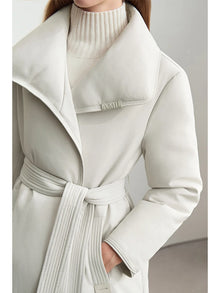 Women's Long Down Jacket - Graphene Lined Windproof Winter Coat