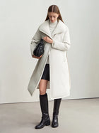 Women's Long Down Jacket - Graphene Lined Windproof Winter Coat