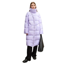 Women's High Neck Down Puffer Coat - Warm Winter Streetwear