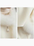 Women's Double-Sided Woolen Coat - Elegant Minimalist Winter Jacket