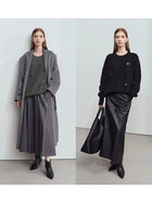 Women's Embellished Crew Neck Sweater - Winter Commuter Top