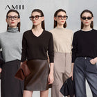 Women's Wool Slim Fit Pullover Sweater - Elegant Winter Knit Top