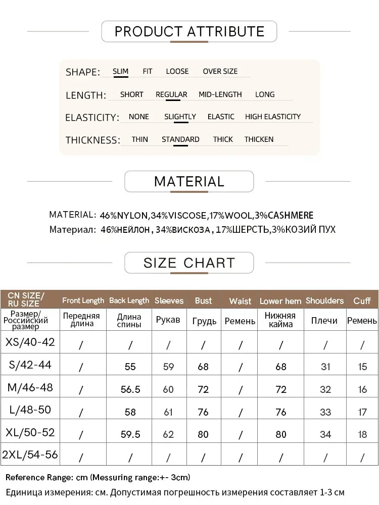 Women's Slim Fit Turtleneck Sweater - Winter Knitted Basic Top