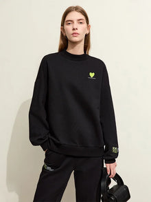 Minimalist Sporty Embroidered Hoodie & Padded Winter Pants