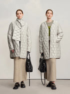Women's Long Puffer Jacket - Lightweight Insulated Winter Coat